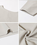 [Light Embossed] Wide T-Shirt