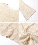 Crochet 5/8 Sleeve Pullover