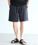 [Terry Cloth] Men's Shorts With Side Zip Pockets