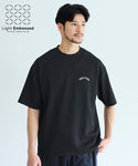 [Light Embossed] Men's Chest Embroidered T-Shirt