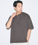Men's Vintage Washed Henley T-Shirt