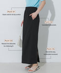 [Light Embossed] Maxi Pencil Skirt
