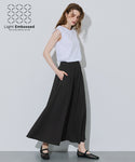 [Timbul Ringan] Skirt Maxi Pinggang Bergetah