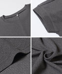[Light Embossed] Poncho Style Top