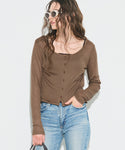 Sheer Rib Cardigan