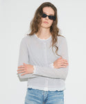 [Sheer Georgette] Layered Cardigan