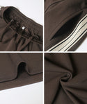 [Cut Georgette] Side Line Flared Skirt