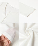 Sheer Ribbed Long-Sleeved Henley Neck Top