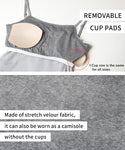 [Out Bra] Velour Lace Camisole