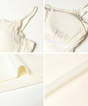 [Out Bra] Velour Lace Camisole