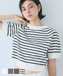 Cropped Summer Knit Top