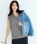 Knitted V-Neck Vest