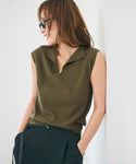 Sleeveless Skipper Knit Top