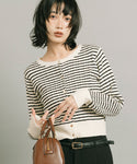 Cardigan Knit Kabel Butang Emas