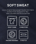 [Soft Sweat] Men's Double Zip Blouson