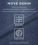 [Move Denim] Semi-Wide Pants